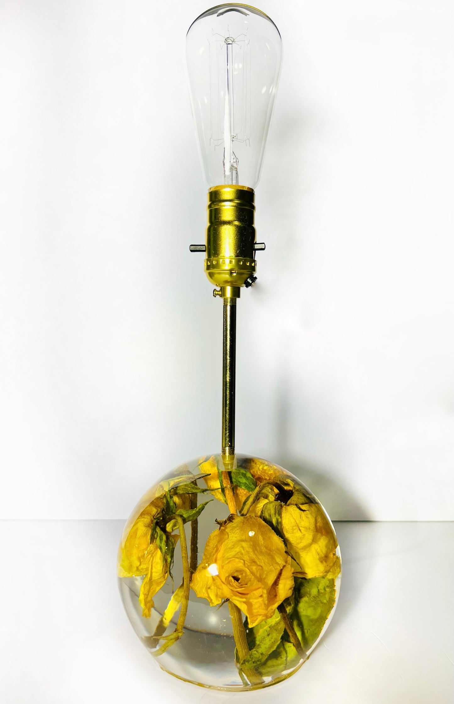Yellow Roses Lamp