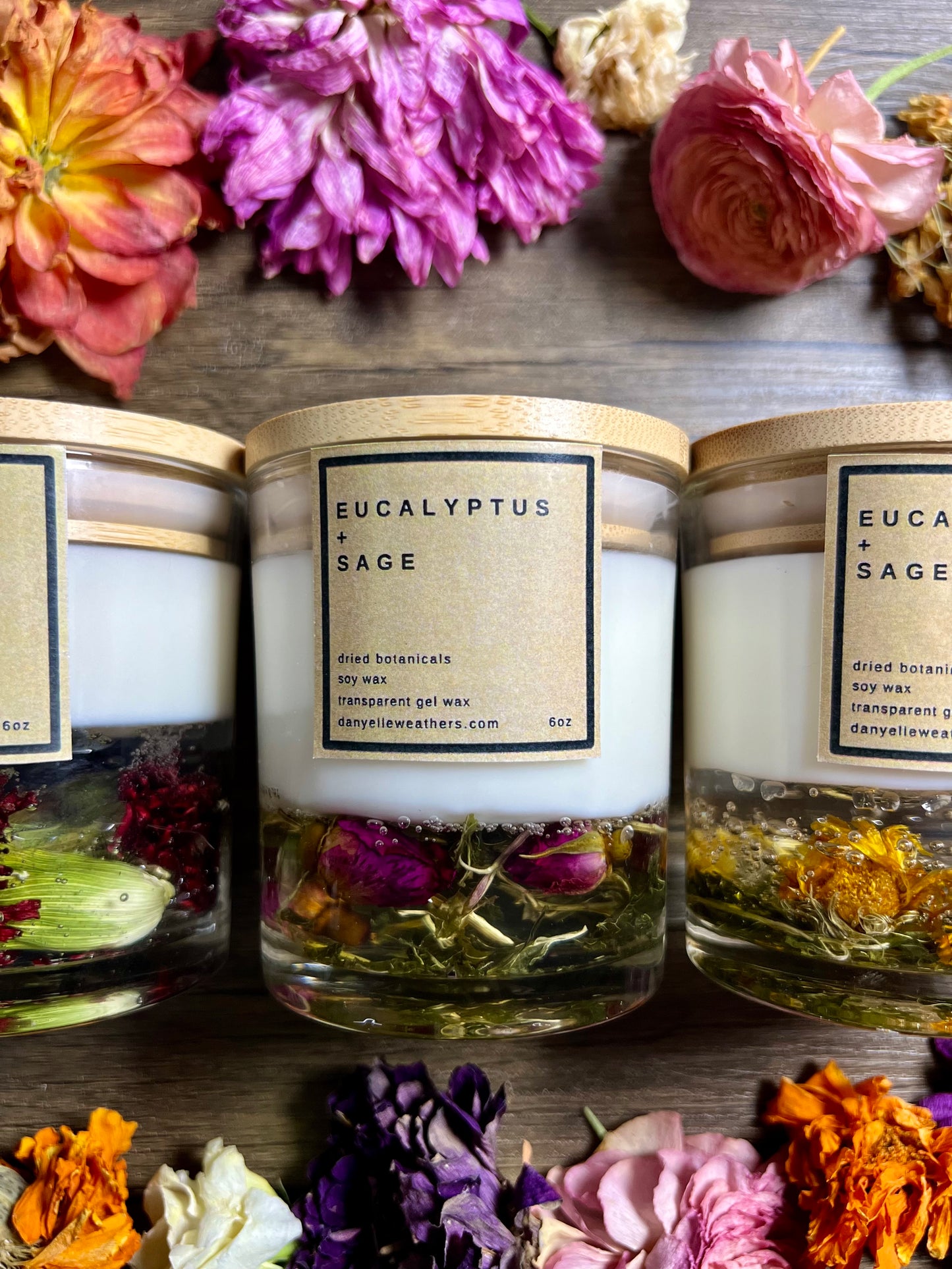 Botanical Candle - Rose Buds