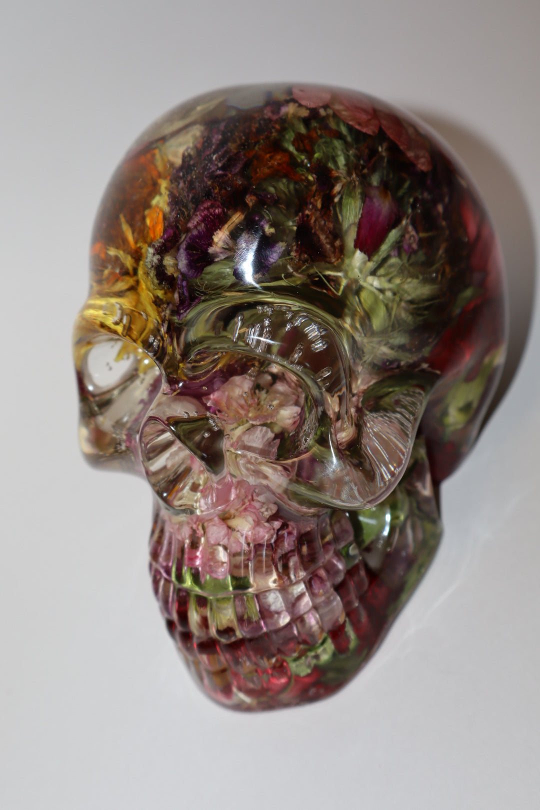 Pink Daisy Skull