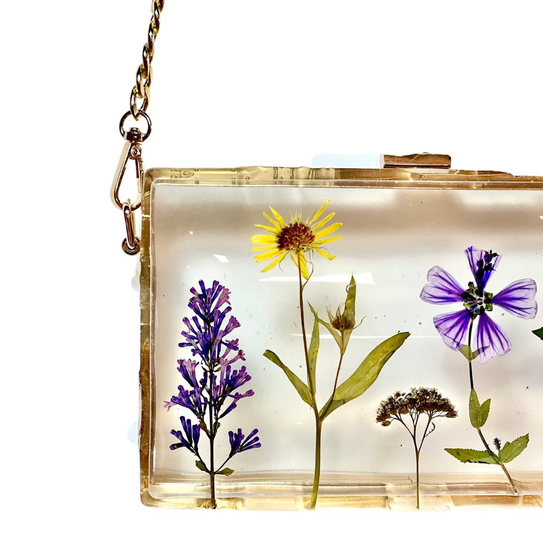 Meadows Floral Clutch