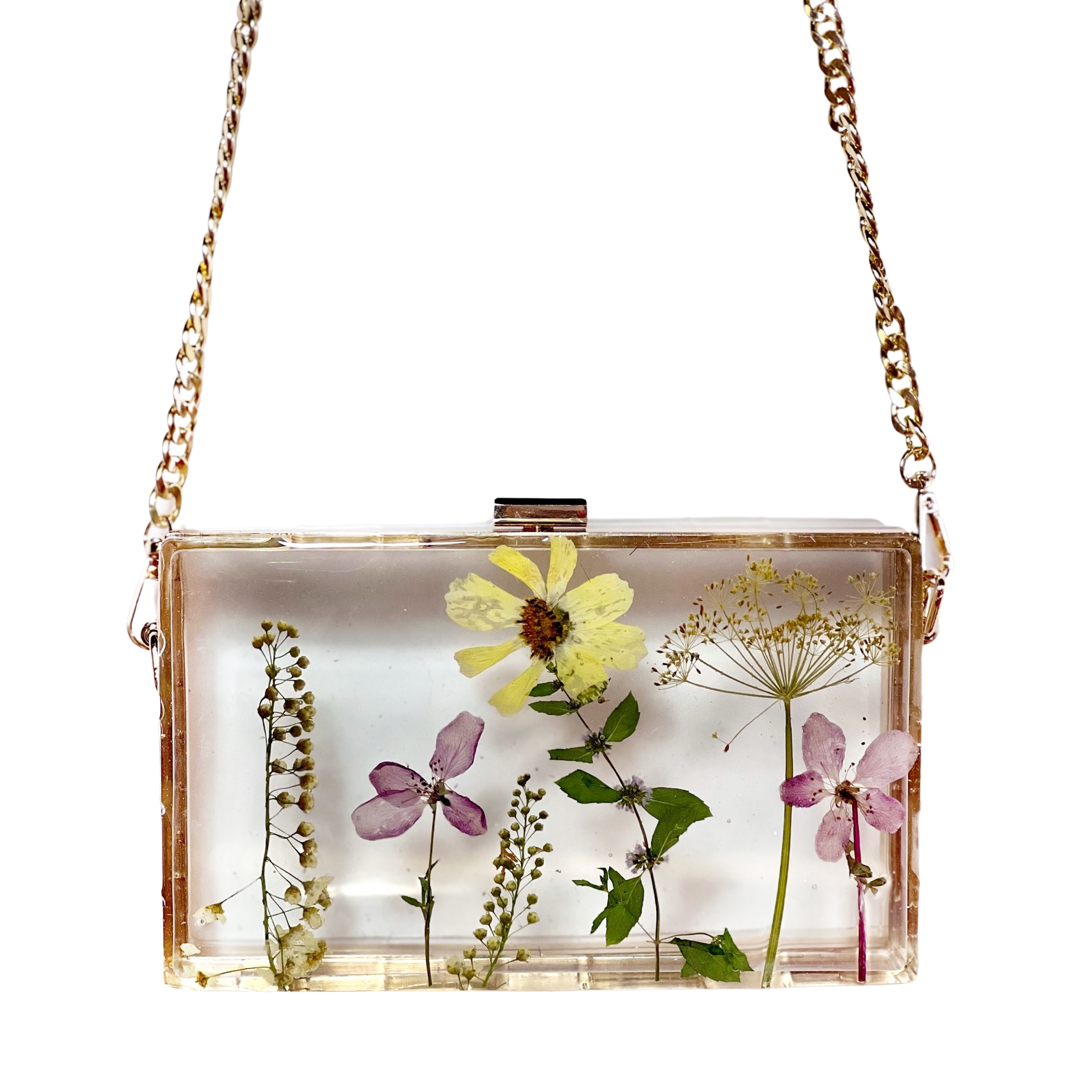 Breathe Floral Clutch