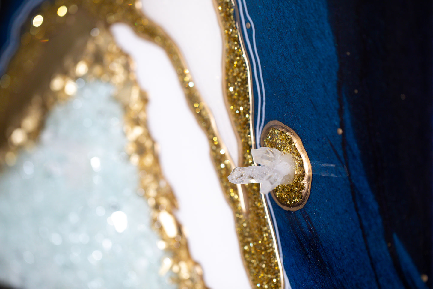Sodalite Geode Wall Art