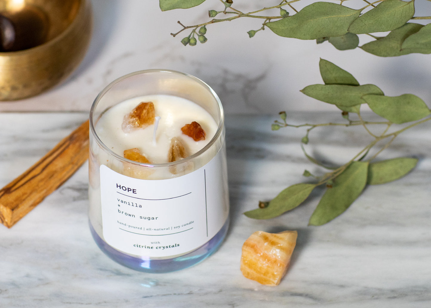HOPE Candle - Vanilla + Brown Sugar