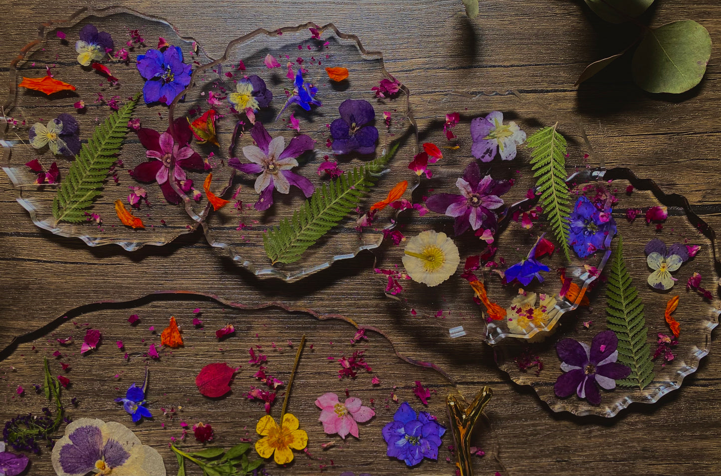 Flower Bomb Coaster Set
