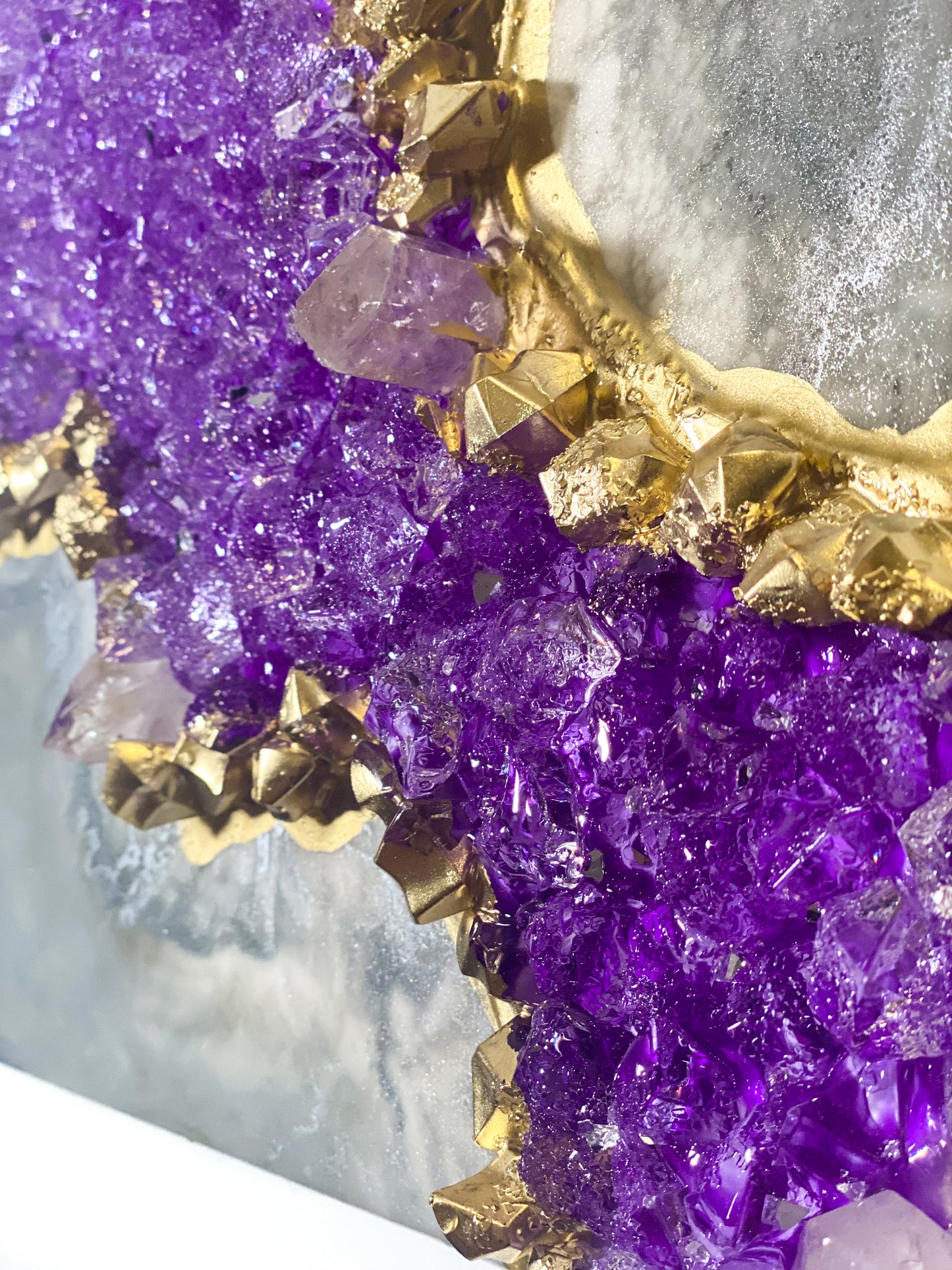 Amethyst Geode Wall Art