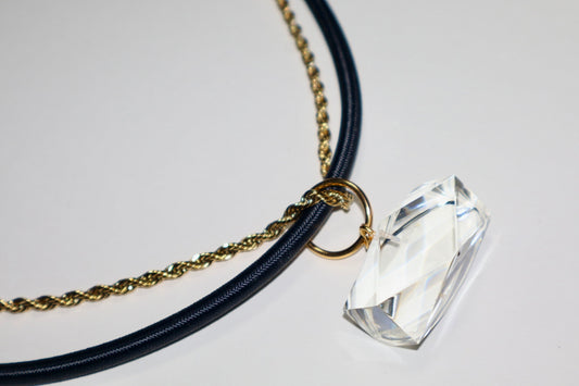 Crystal Noir Necklace