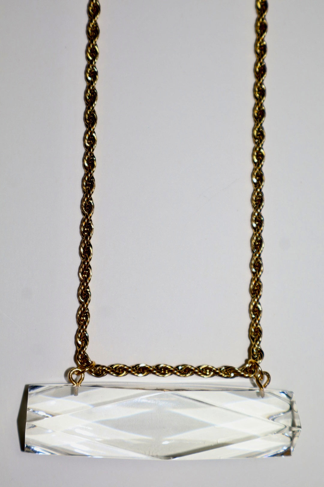 Crystal Ball Prism Necklace