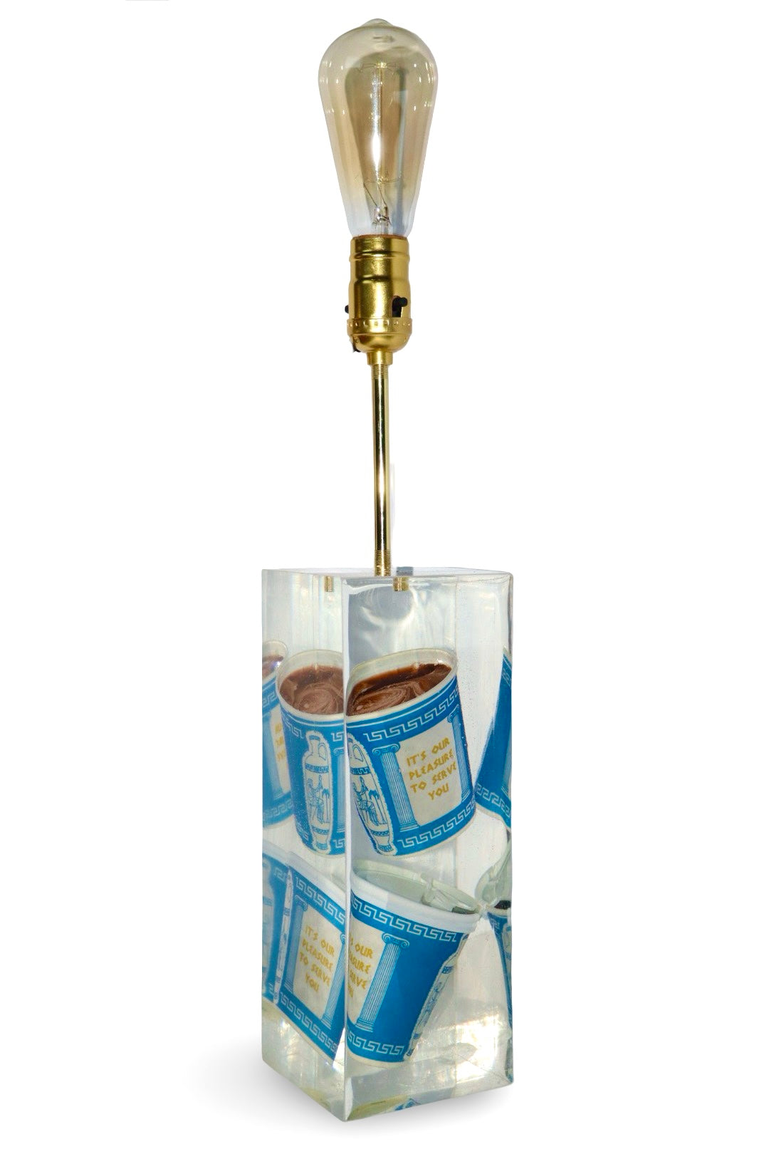 Cream and Sugar Lamp