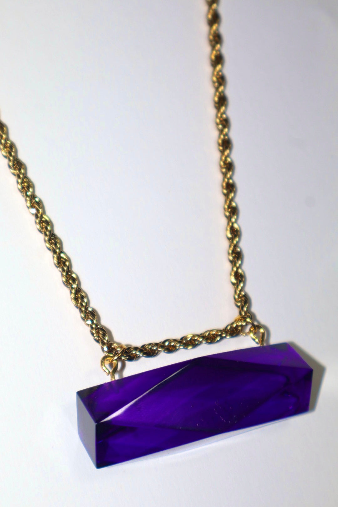 Orchid Stone Necklace