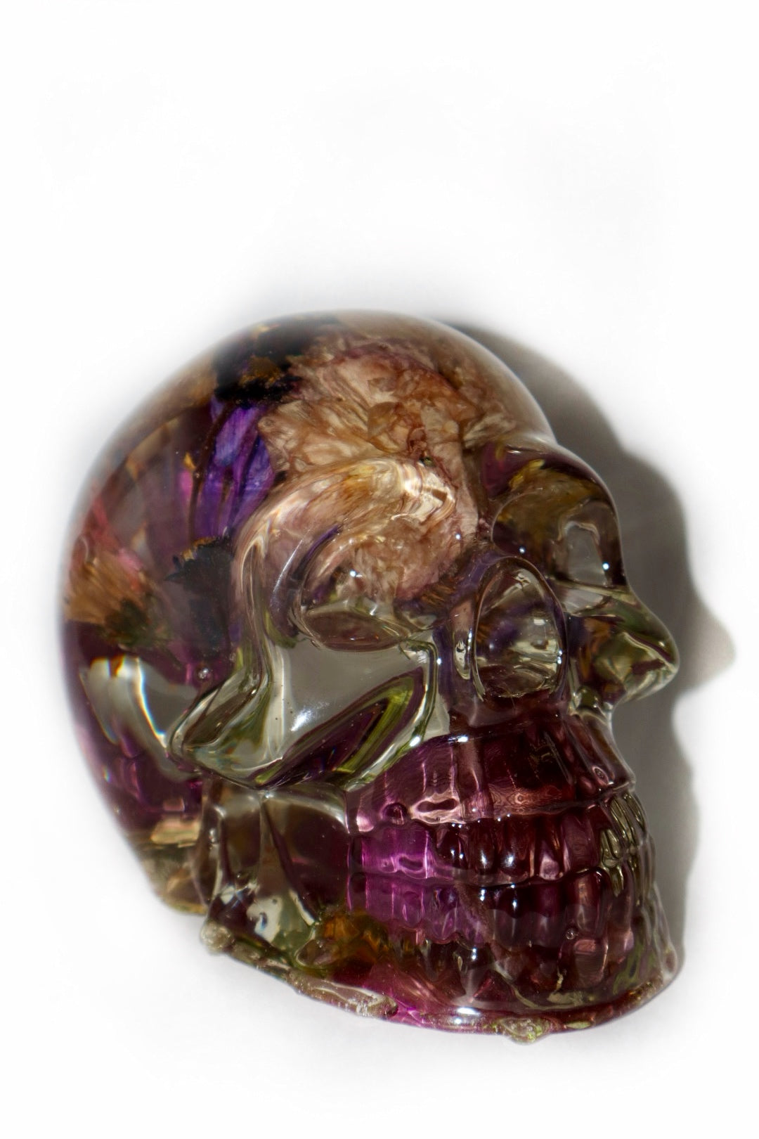 Beneath the Flowers II Skull