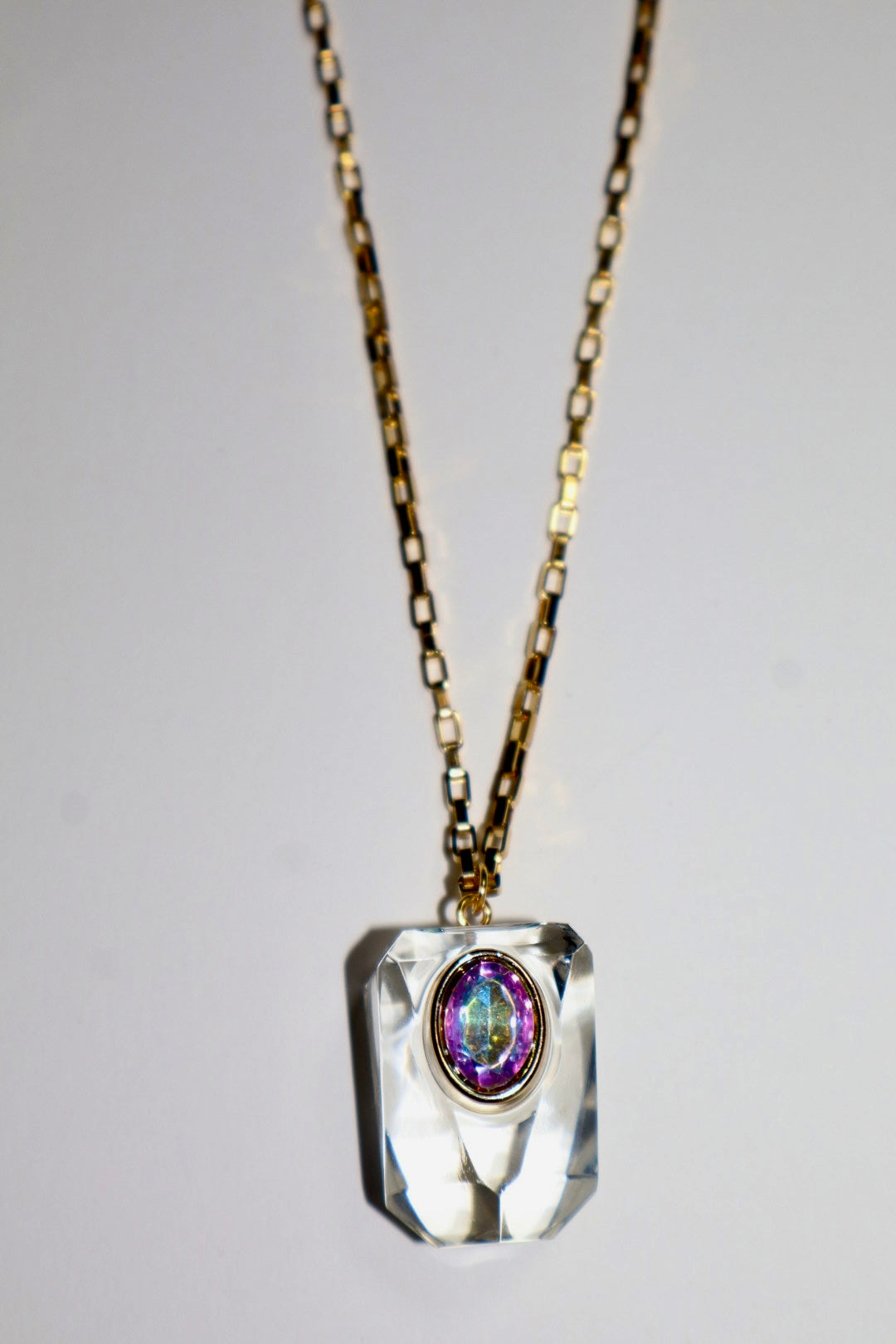 Iridescent City Necklace