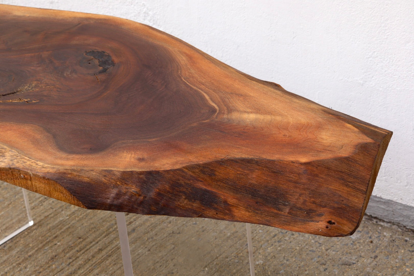 Floating Log Live Edge Wood Table
