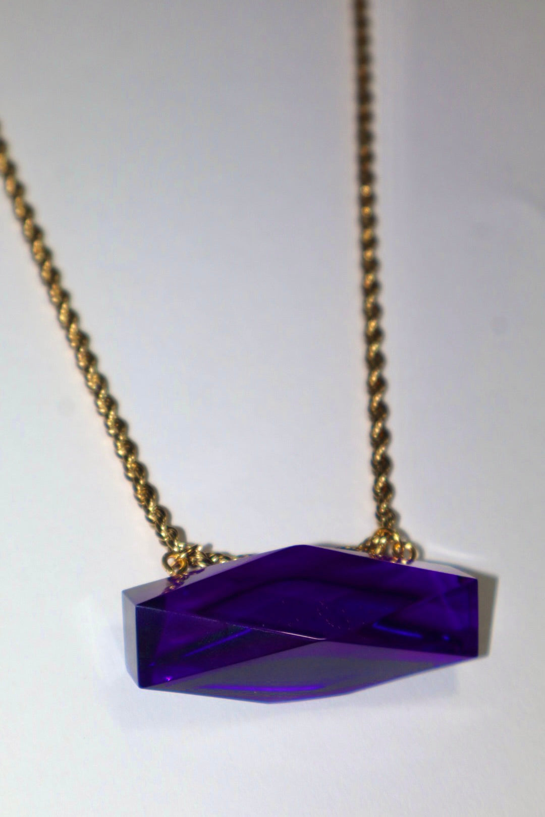Orchid Stone Necklace