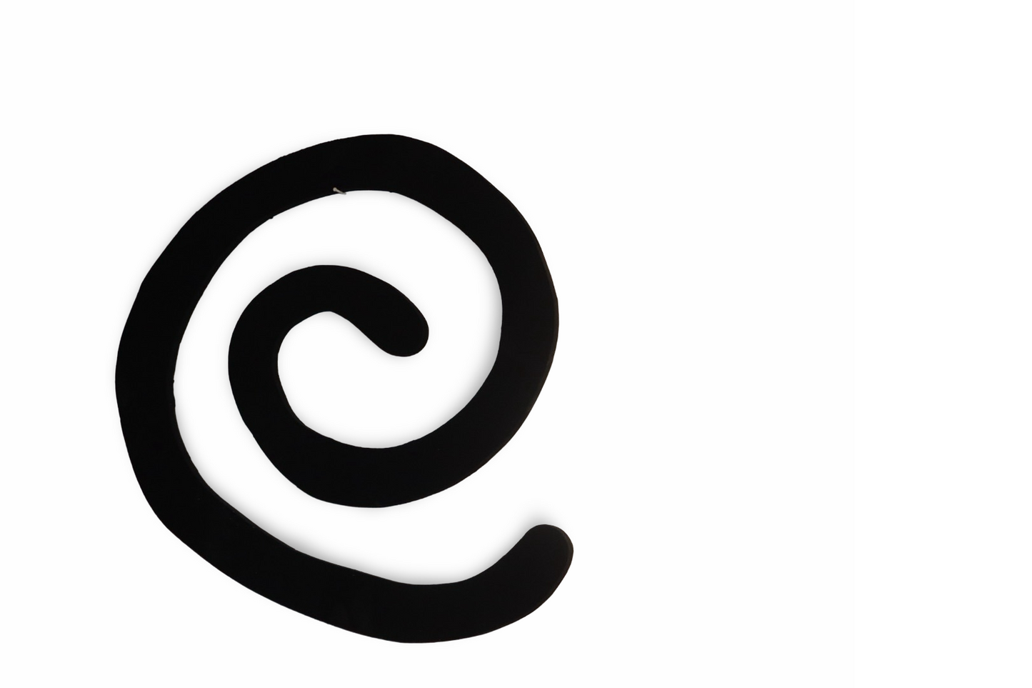 Swirl - Coal Wall Art