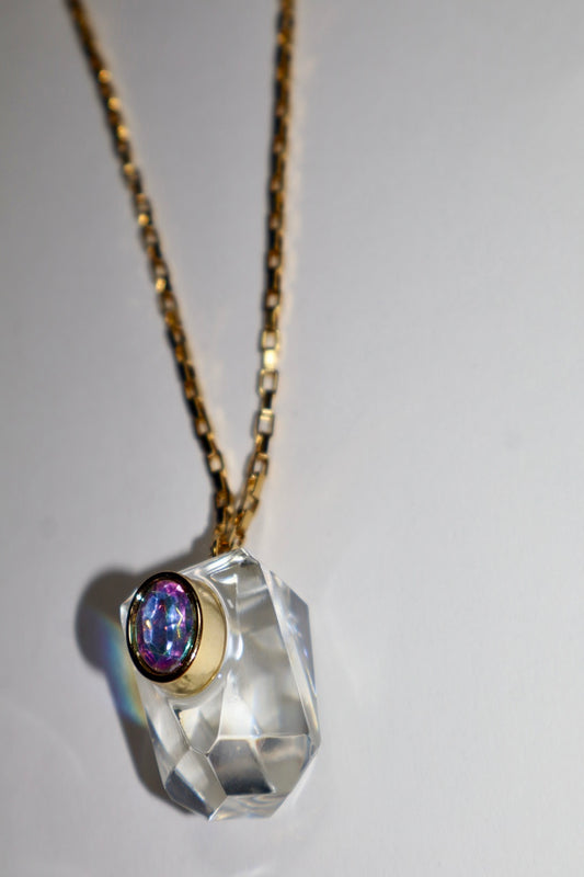 Iridescent City Necklace