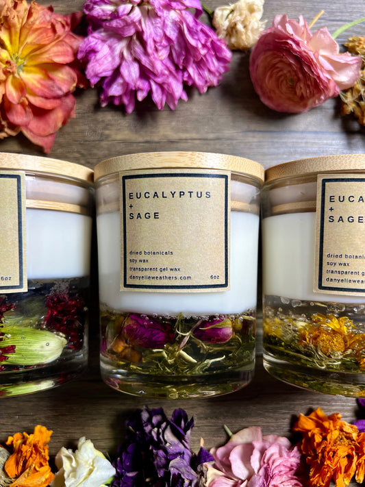 Botanical Candle - Rose Buds