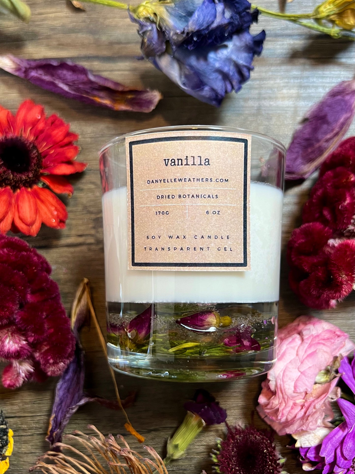 Botanical Candle - Rose Buds