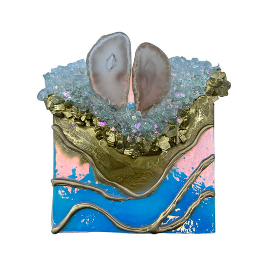 Opal Geode Wall Art I