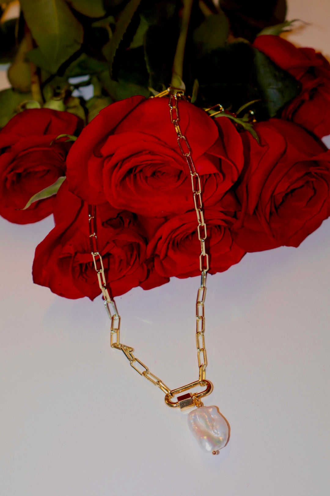 Freshwater Pearl Link Necklace