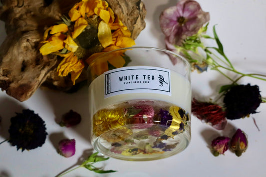 White Tea Botanical Candle