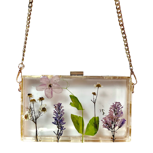 Float Floral Clutch