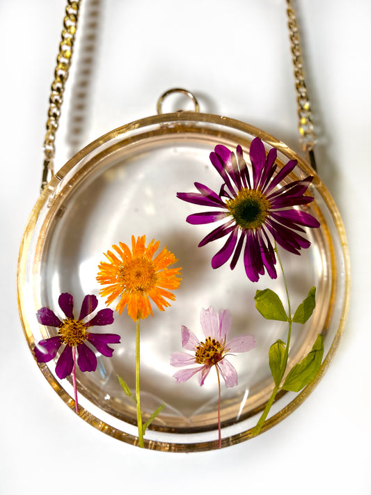 Sunshine Floral Clutch