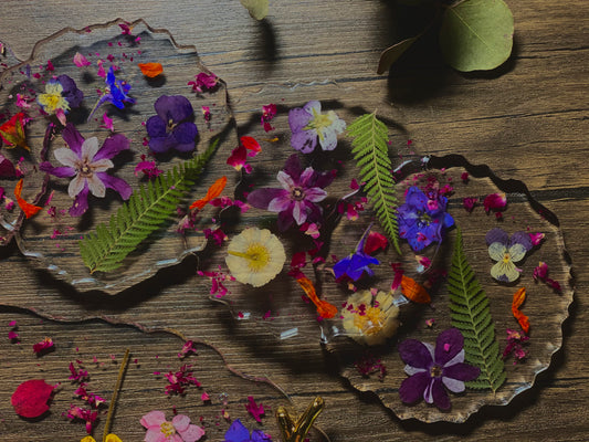 Flower Bomb Coaster Set