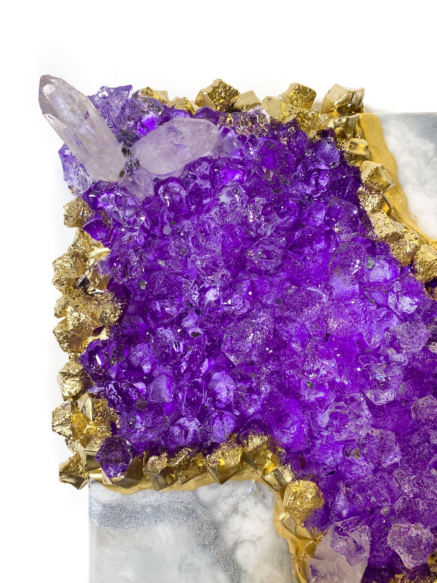 Amethyst Geode Wall Art