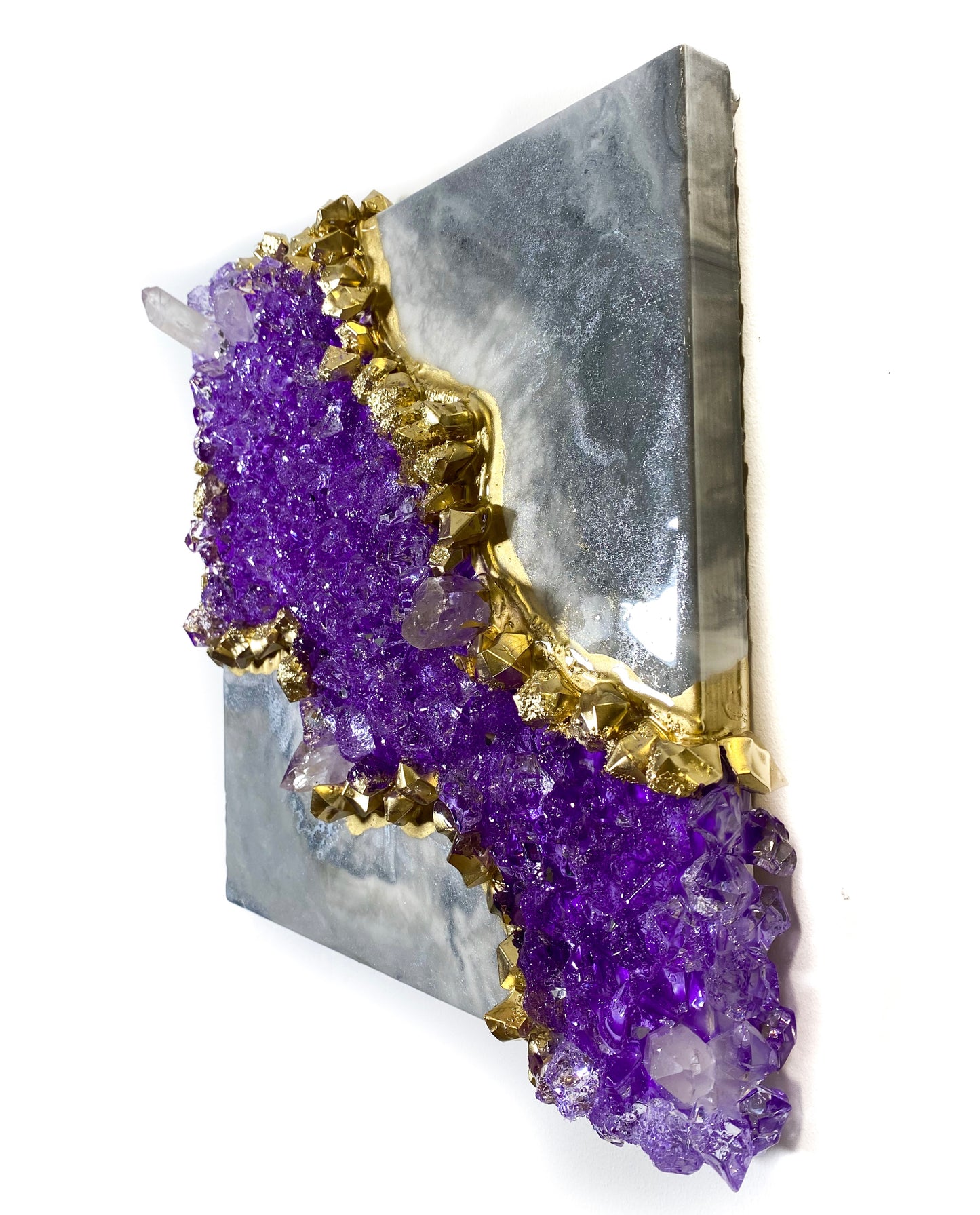 Amethyst Geode Wall Art