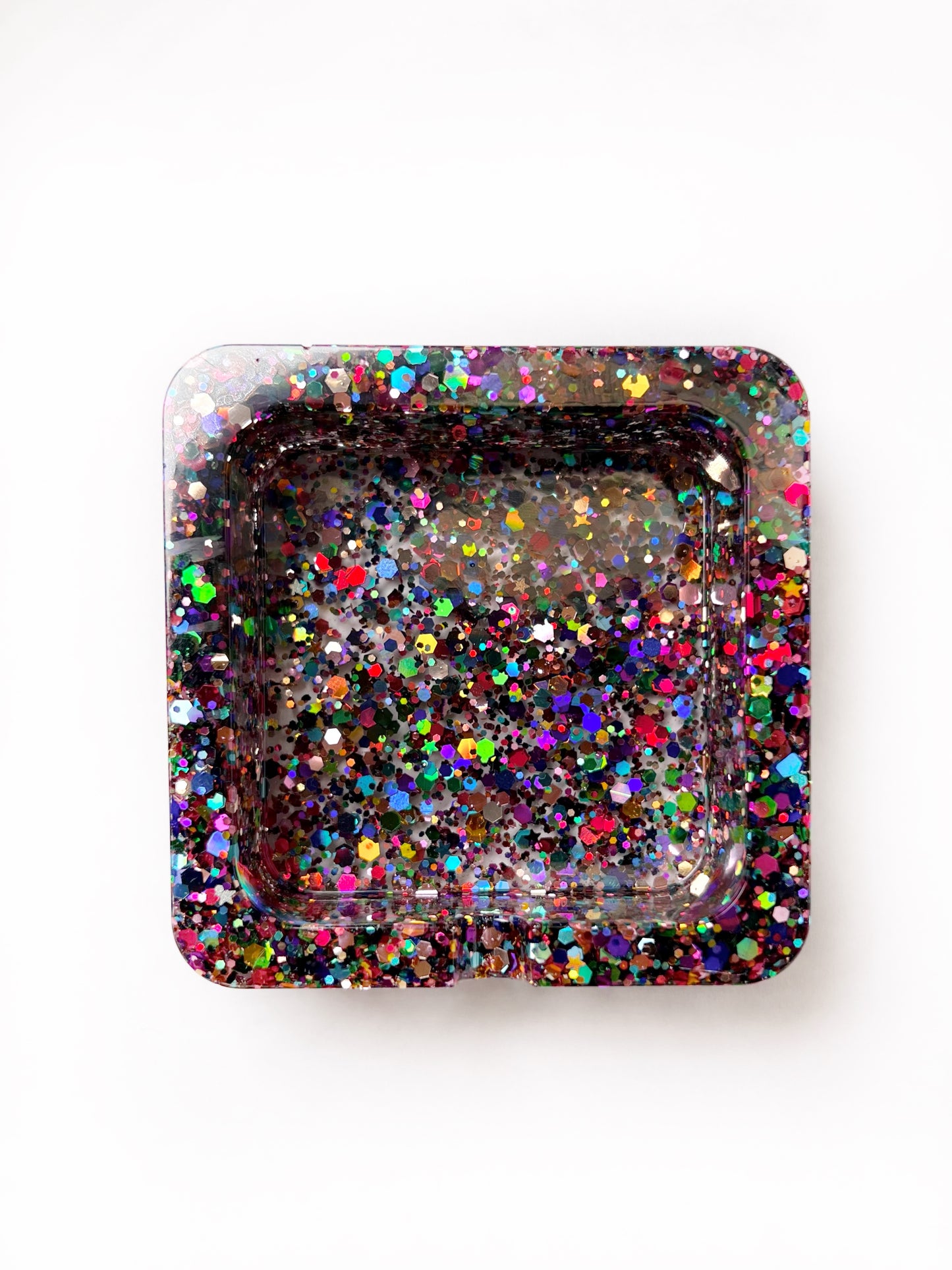 Glitter Burst Square Ashtray