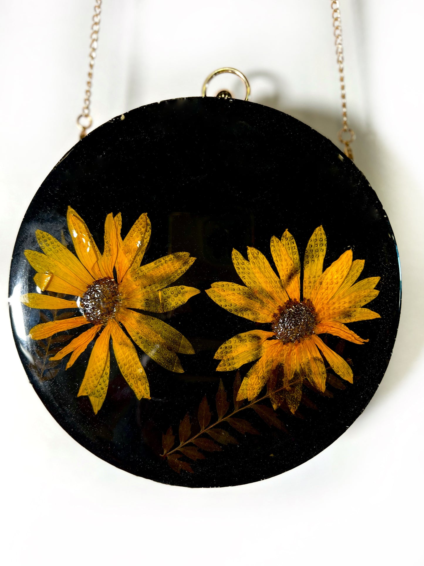 Sunflower Floral Clutch