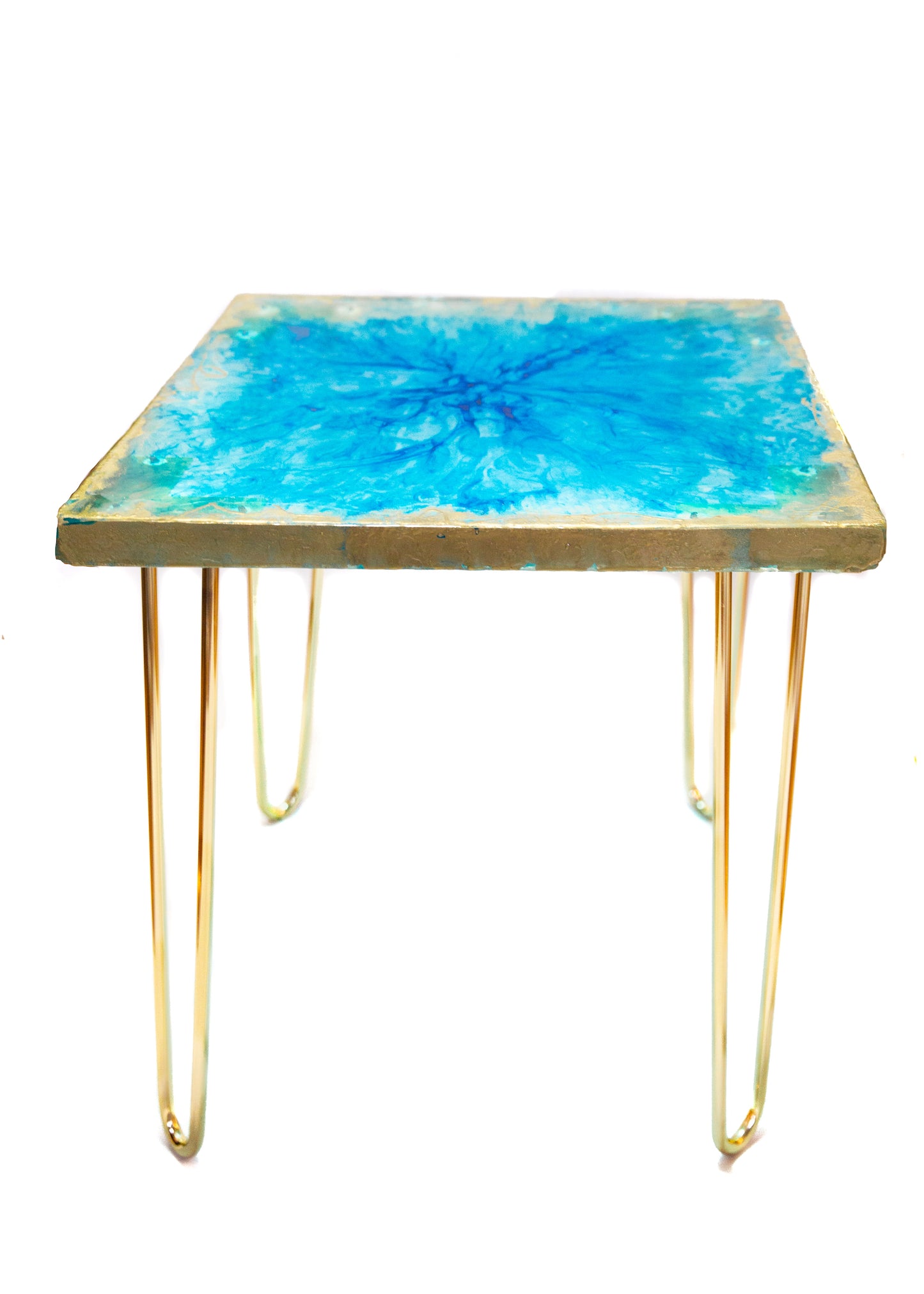 BLUE VENOM RESIN TABLE