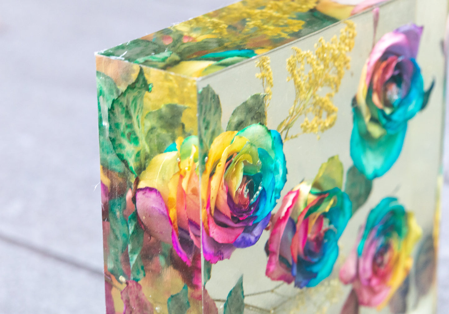 Rainbow Flower Block Preserve