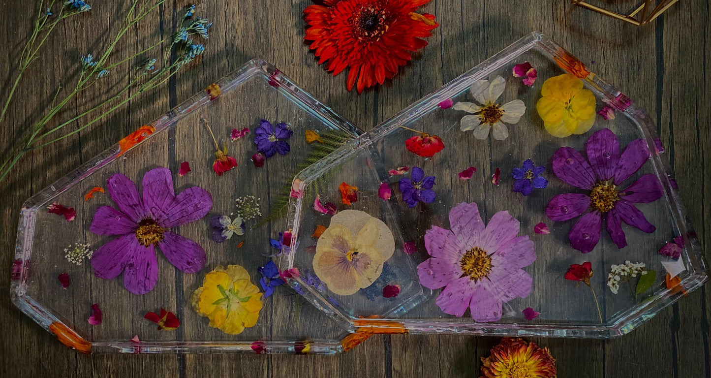 Flower Bomb Dinner Plates (set of 2)