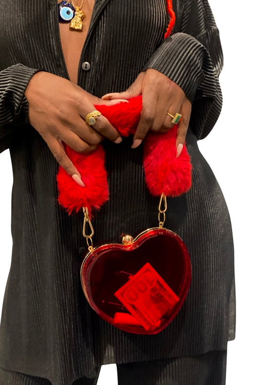Queen of Hearts Clutch