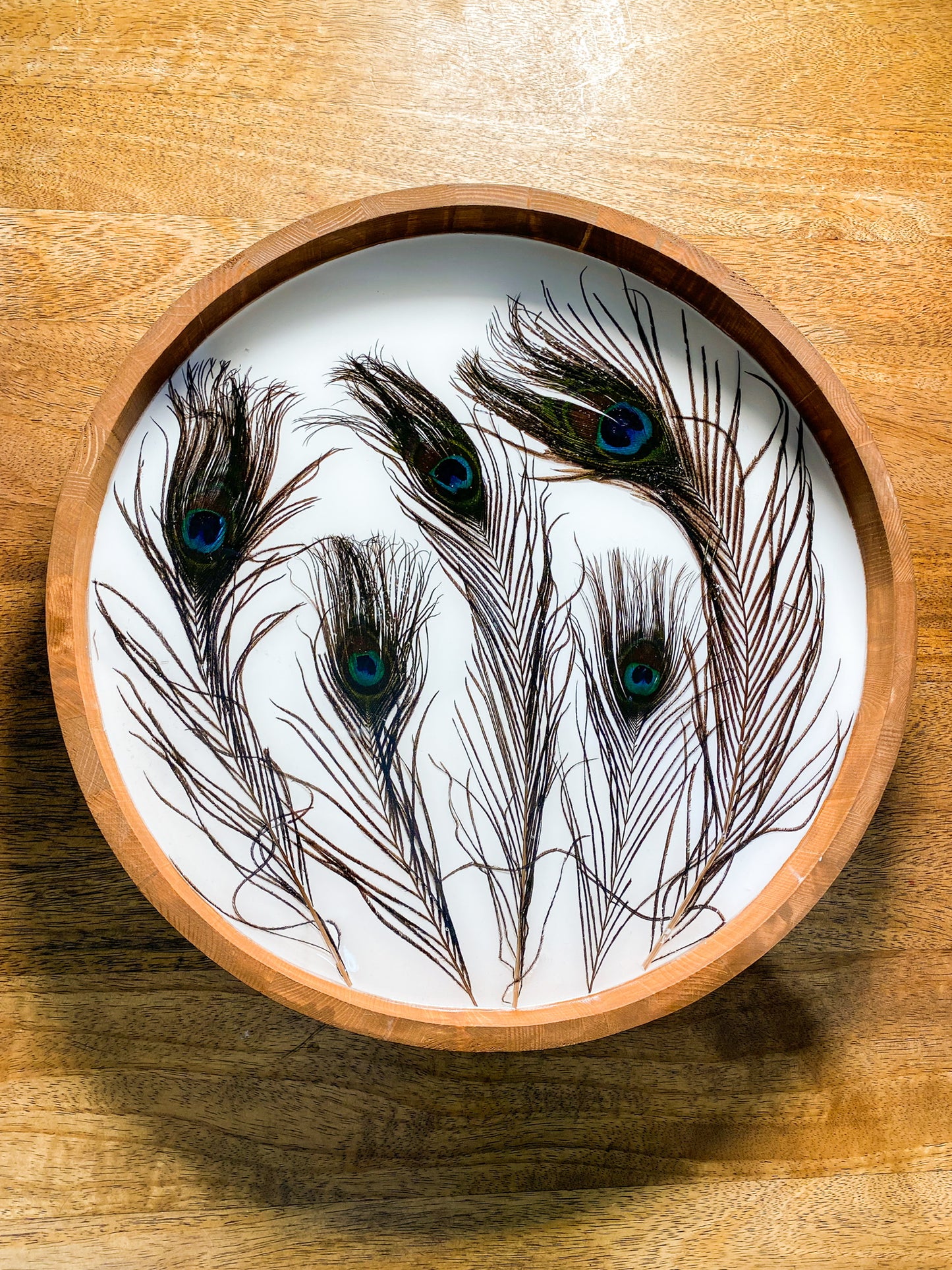 Peacock Serving Tray